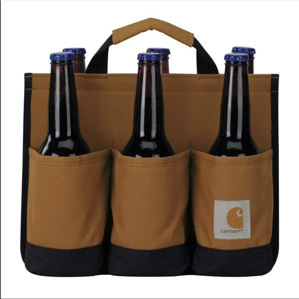 FOR DAD 6-Pack Beverage Caddy, Brown